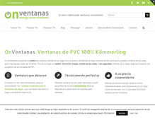 Tablet Screenshot of onventanas.com